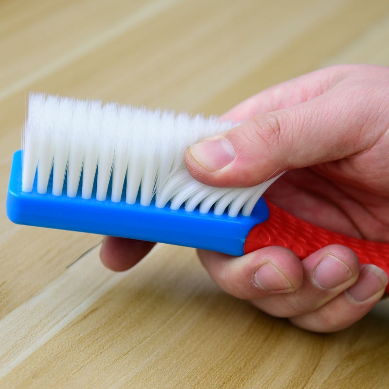 Bàn chải lông mềm chà giày sắc màu đa năng