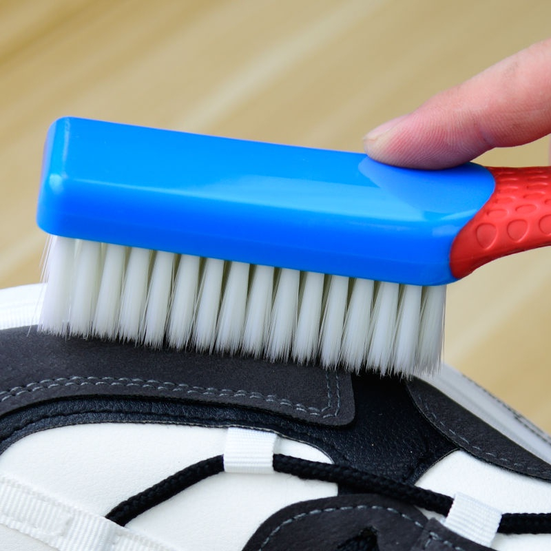 Bàn chải lông mềm chà giày sắc màu đa năng