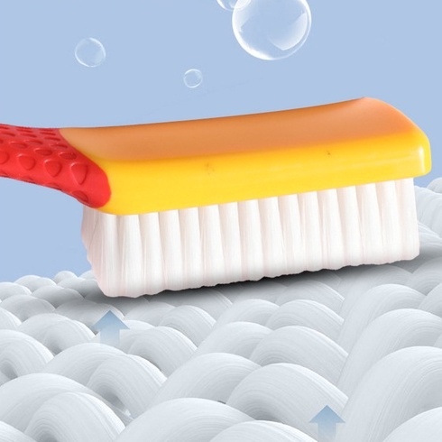 Bàn chải lông mềm chà giày sắc màu đa năng