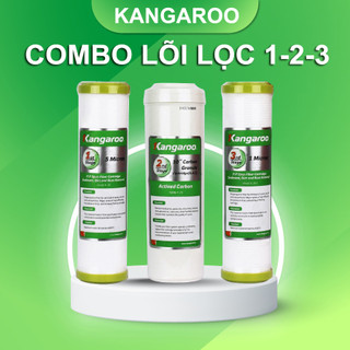 Bộ lõi lọc nước Kangaroo số 1 2 3 dùng cho máy lọc nước RO