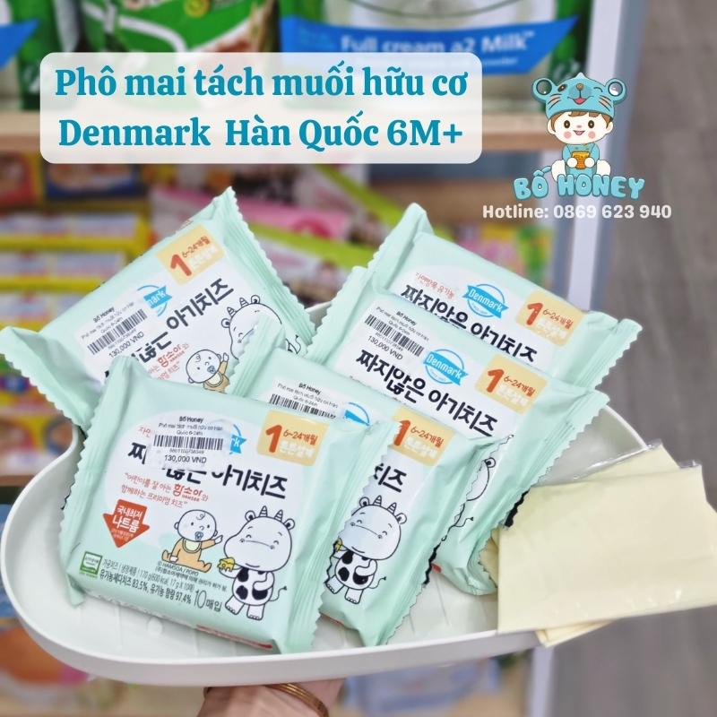 Phô mai tách muối hữu cơ Hàn Quốc vị tự nhiên (Date T8/2023) Bố Honey