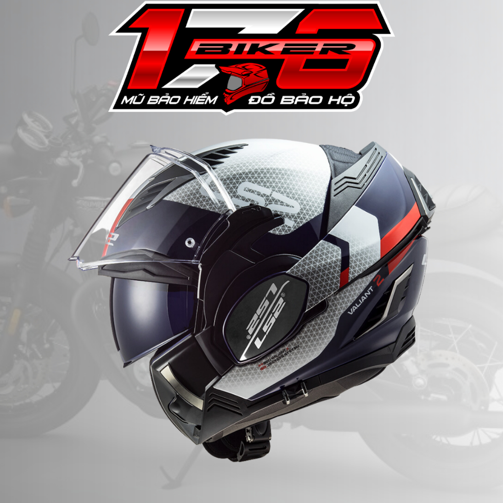[BẢO HÀNH 5 NĂM] Mũ bảo hiểm Fullface lật hàm 180 độ LS2 VALIANT 2 FF900 Valiant II