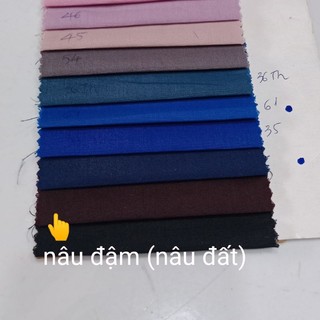 Vải Kate Silk Màu Nâu Chùa