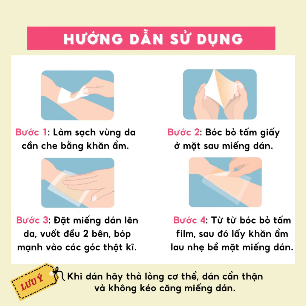 Miếng dán che khuyết điểm che hình xăm Nhật Bản Sakura size 10x14.5cm che sẹo xóa xăm che khuyết điểm đậm màu chống nước