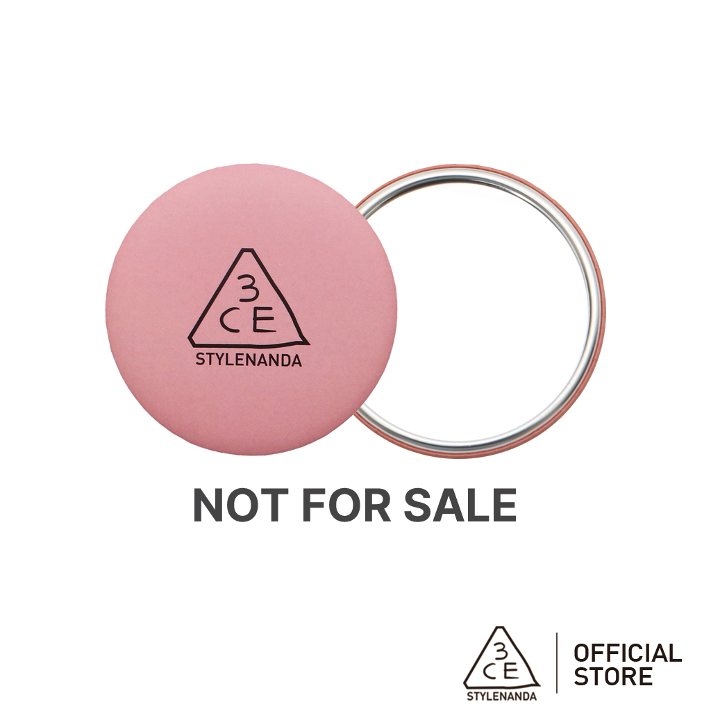 (GWP) Gương Tròn Có Logo 3CE Logo Round Hand Mirror | 3CE Official Store