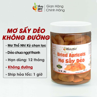 Mơ sấy dẻo Thổ Nhĩ Kỳ không đường không hạt Phan Huệ 100g 300g 500g. Vị chua ngọt thanh. Ăn vặt bà bầu, ăn kiêng.