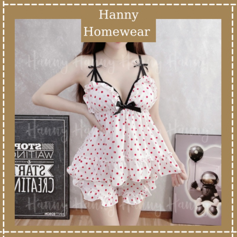Đồ ngủ nữ,bộ ngủ 2 dây,đồ bộ pijama sexy lụa satin phối voan mềm mịn thiết kế freesize từ 40-65kg