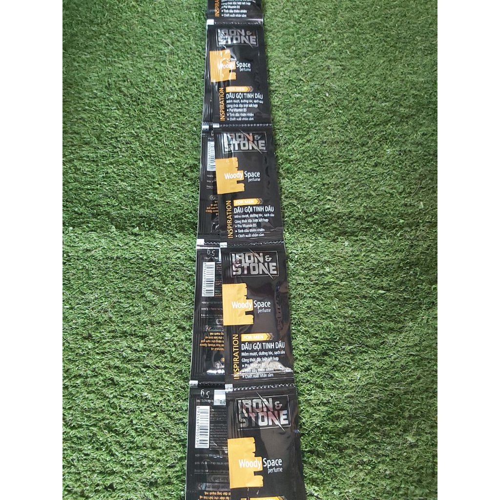 Combo 12 gói Dầu gội/ Sữa tắm gội tinh dầu IRON & STONE innovation hương Blue Ocean