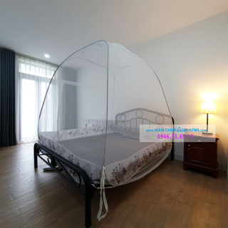 Màn chụp đỉnh rộng viền chân hoa, Màn chụp Tự Bung, Màn chụp Gia Hưng 1m6 1m8 2m2