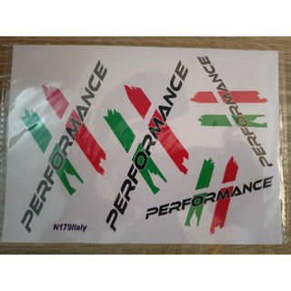 Bộ tem Dán Performance trang trí xe