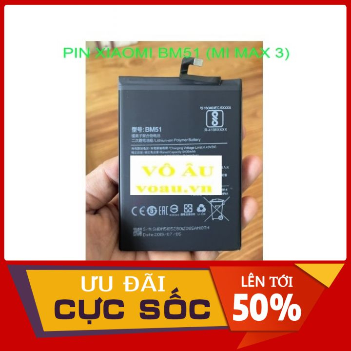 PIN XIAOMI MI MAX 3