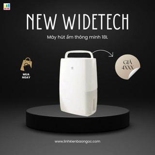 Máy hút ẩm thông minh new widetech 18l - wdh318efw1