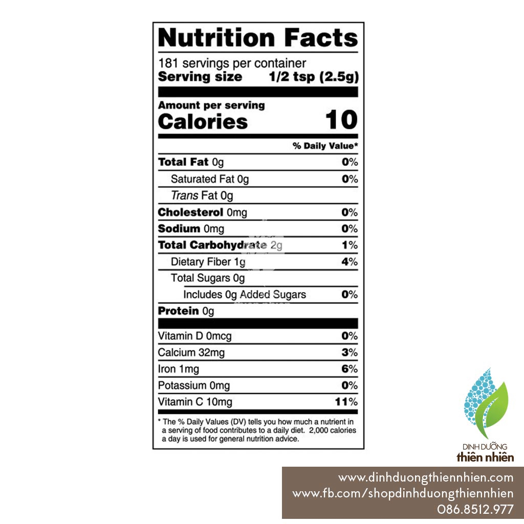 Bột Triphala Hữu Cơ Terrasoul Superfoods Organic Triphala Powder