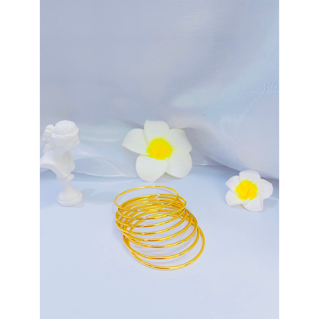 Vòng tay titan trơn 2 li siêu xinh