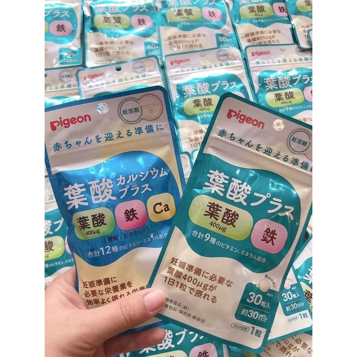 Vitamin Tổng Hợp Cho Bà Bầu Pigeon Hộp 60 Viên