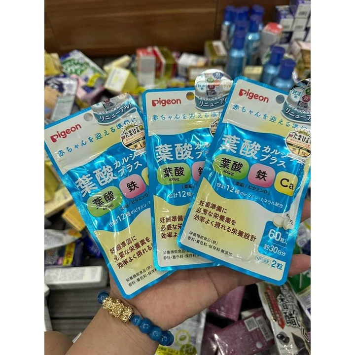 Vitamin Tổng Hợp Cho Bà Bầu Pigeon Hộp 60 Viên