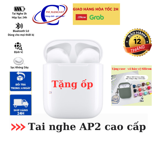 Tai nghe bluetooth không dây A2, chính hãng PHUKIENCHAT, Full chức năng, pin trâu dùng cho mọi dòng máy