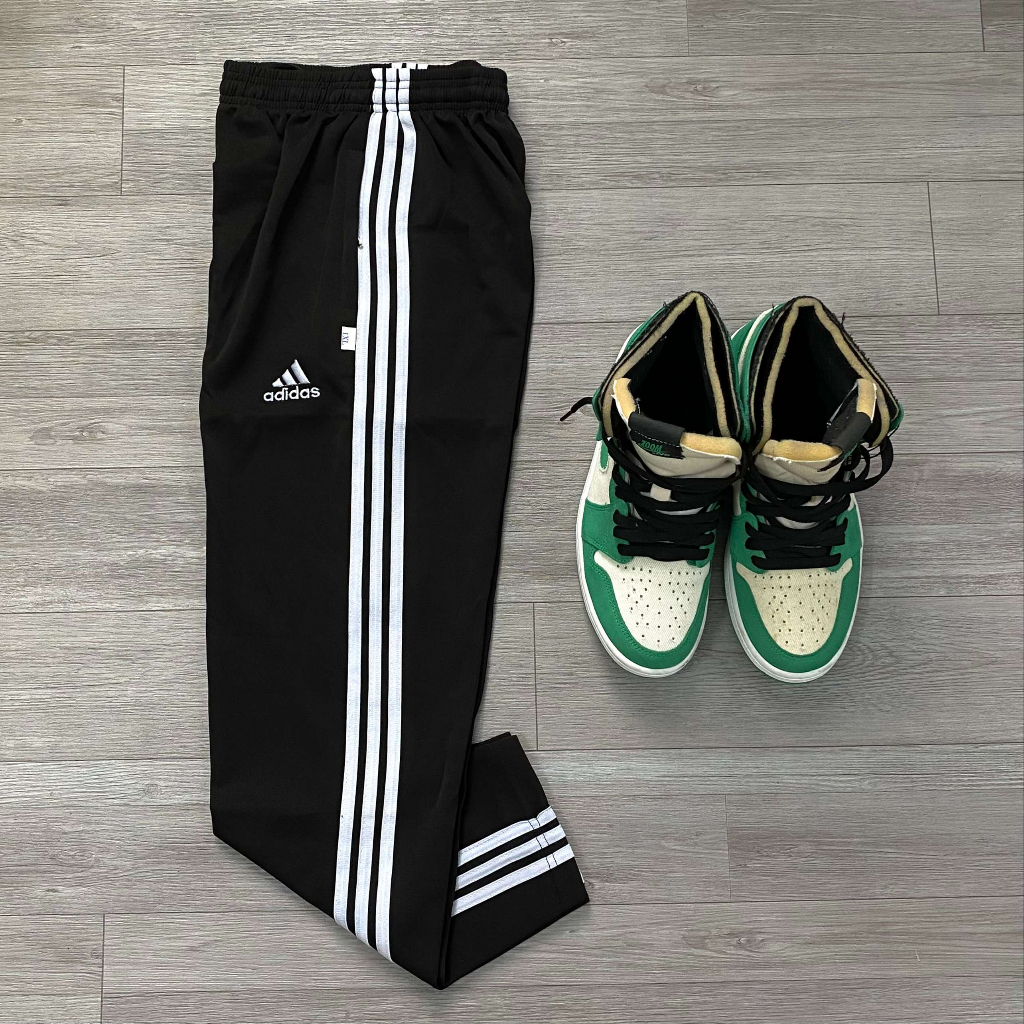 Quần dài thun Poly sọc trắng