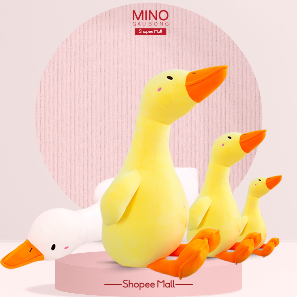 Gấu Bông Vịt Vàng Má Hồng Trầm Cảm Mệt Mỏi MINO STORE TH87