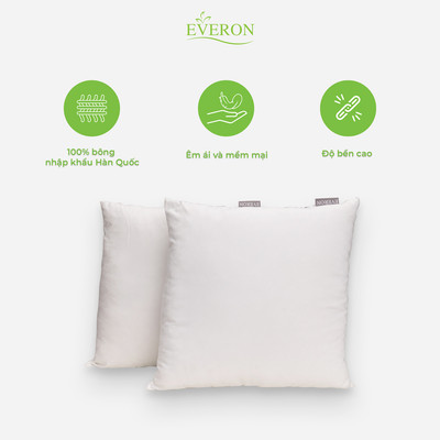 [EVERON] Ruột gối tựa vuông 45*45cm