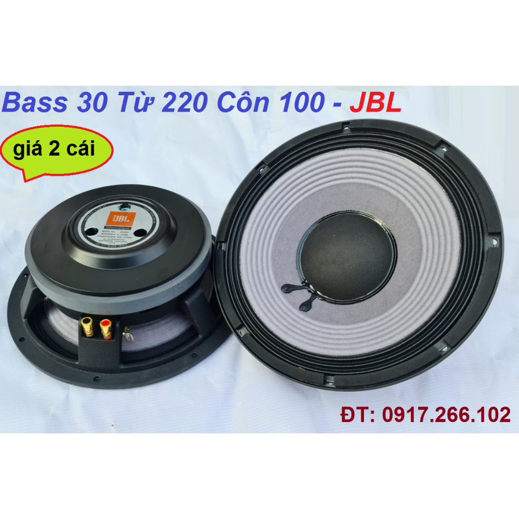 Cặp Loa Bass & Sub 30 JBL Khung Nhôm Đúc Cao Cấp Nhập Khẩu Từ 220 Côn 100mm - Giá 2 Cái - loa fun 3 tấc