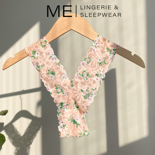 Quần lót ren lọt khe chữ Y gợi cảm có size hồng hoa xanh co giãn không lộ viền mát mẻ mùa hè Melingerie &Sleepwear