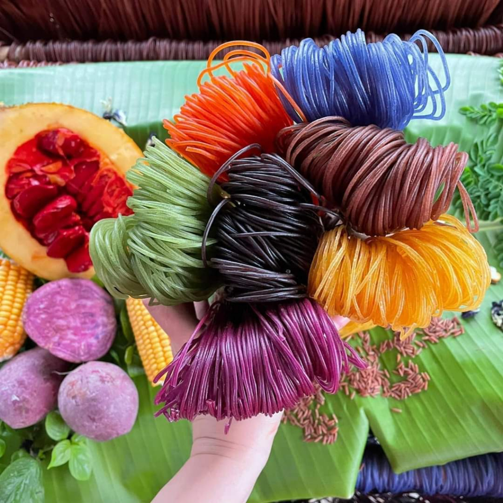 Bún rau củ ngũ sắc, nguyên liệu tự nhiên Thực Phẩm cho người ăn kiêng, giảm cân, eatclea