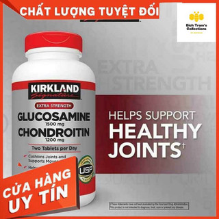 Viên uống Glucosamine 1500mg & chondroitin 1200mg 280 viên - Glucosamin Kirkland 280