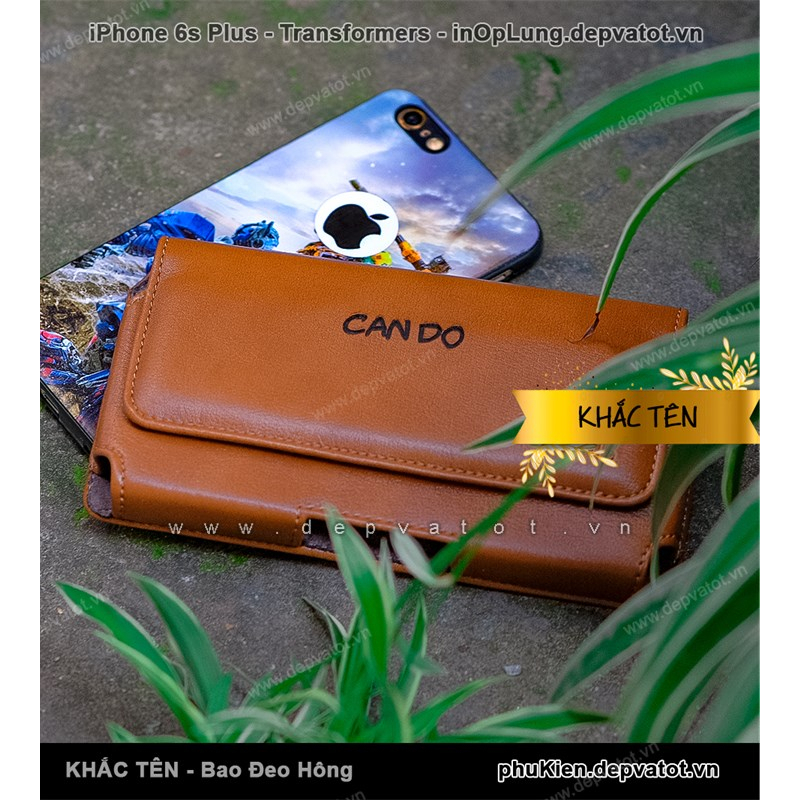 Bao da điện thoại đeo hông, thắt lưng 6.5 inch