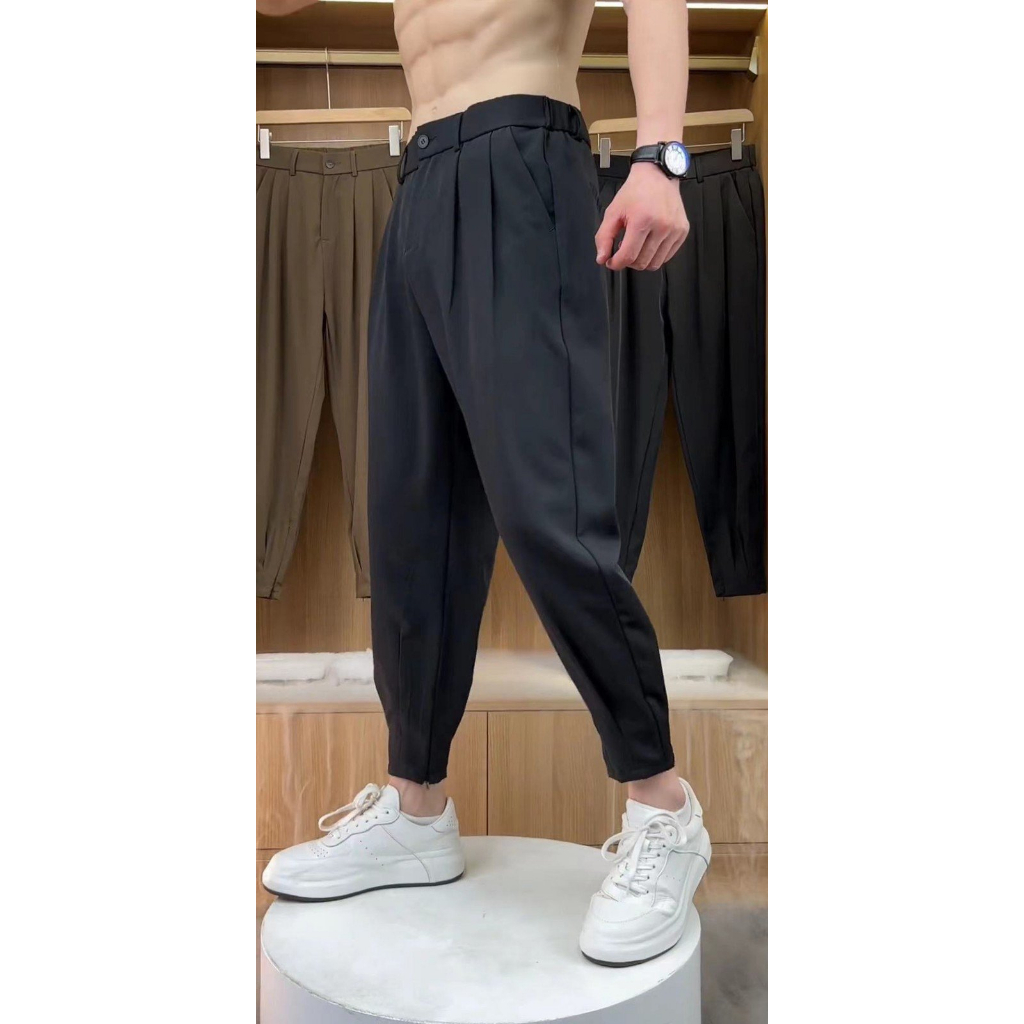 Quần thun jogger nam nữ chất cotton hàn siêu hot mới nhất