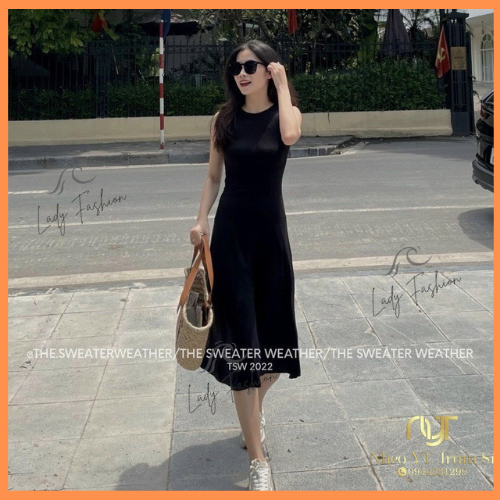 Váy Maxi Nữ Dáng Dài Ba Lỗ Sát Nách Vải Cotton Co Giãn 4 Chiều Cổ Tròn Sang Chảnh Nhẹ Nhàng