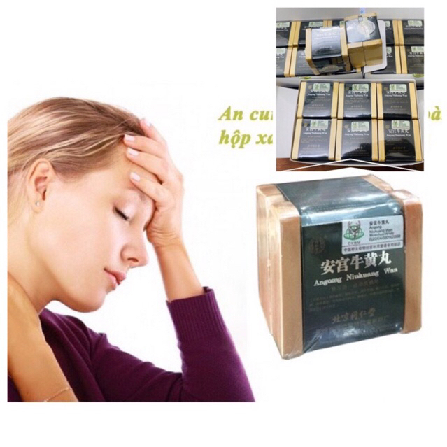 VIÊN UỐNG AN CUNG NGƯU HOÀNG HOÀN ĐỒNG NHÂN ĐƯỜNG HỘP GỖ 1 VIÊN