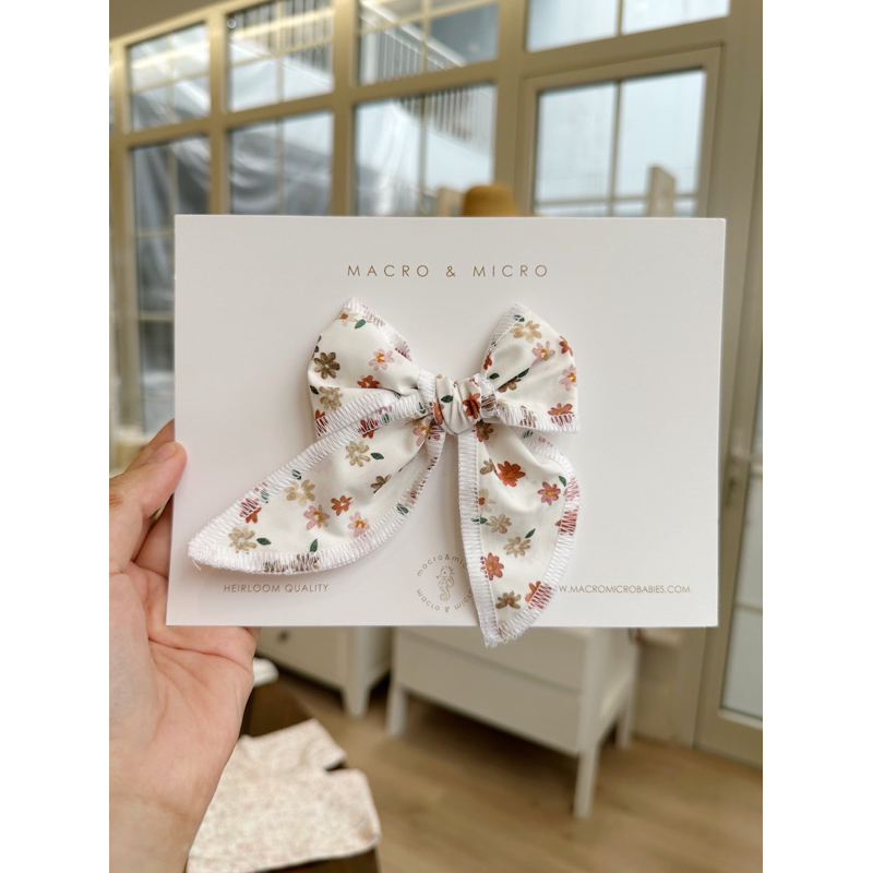 Nơ Kẹp Tóc Macro & Micro Gardenia Hair Clips