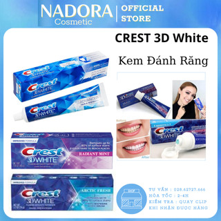 [ Các Loại] Kem Đánh Răng Crest 3D White