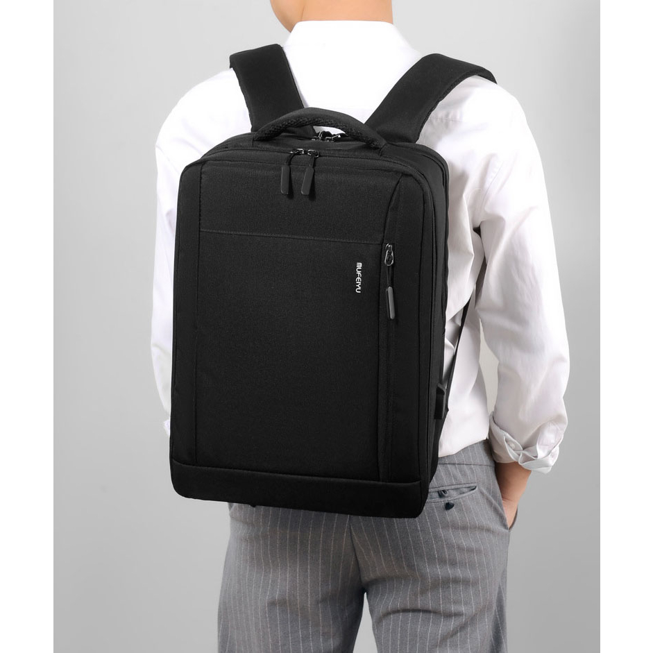 Balo nam đựng laptop 15,6 inch, kiểu dáng công sở nhỏ gọn, túi đi làm, đi học cho học sinh nam nữ | BigBuy360 - bigbuy360.vn