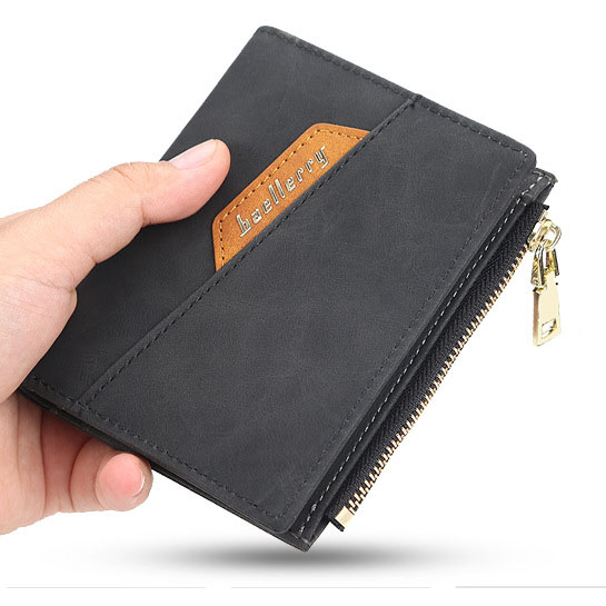Ví Da Nam BAELLERY Cực Chất,Bóp Nam Da Lộn Cầm Tay Thời Trang Hàn Quốc Hot Trend