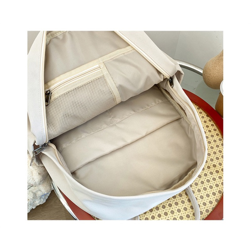 BALO MÀU PASTEL HỒNG/ ĐỎ/ TRẮNG - BALO CỠ LỚN/ VỪA LAP 15.6 INCHES - VẢI POLY CHỐNG NƯỚC