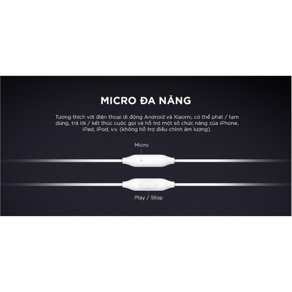 Tai nghe Xiaomi Mi Earphone Basic  | Hàng chính hãng | Bảo hành 6 tháng