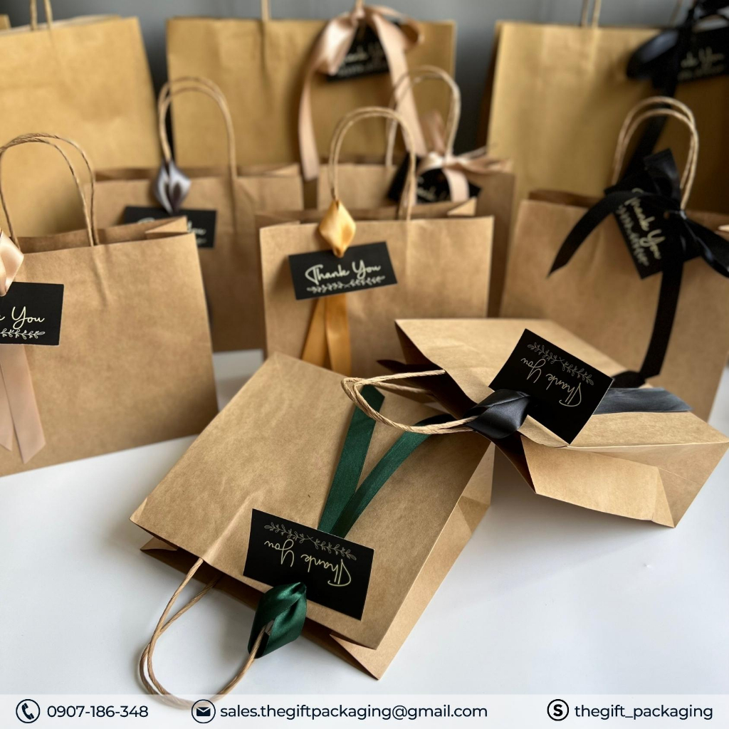 Thư cảm ơn  để trống thông tin shop - The Gift Packaging