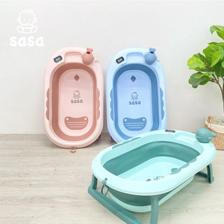 [Haobaby Shop] Chậu tắm thau tắm cá voi gấp gọn chính hãng Holla / Sasa cho em bé, trẻ em sơ sinh