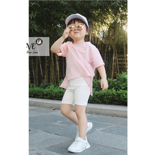 Quần legging đùi bé gái , quần legging đùi vải co giãn form cực xinh cho bé gái