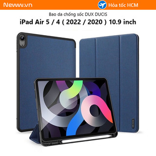 Ốp lưng Dux Ducis iPad Air 5 / 4 ( 2022 / 2020 ) 10.9 inch Chống sốc, Kiểu bao da