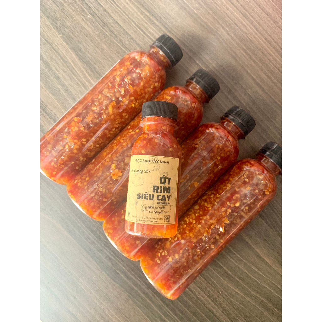 Ớt tỏi rim mặn ngọt siêu cay siêu , ớt rim không dầu Cocothu Food