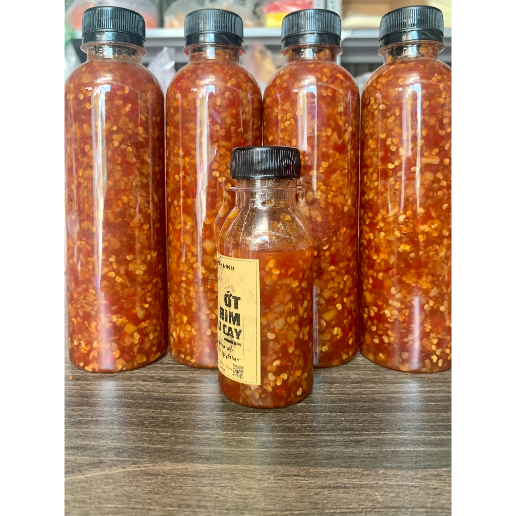 Ớt tỏi rim mặn ngọt siêu cay siêu , ớt rim không dầu Cocothu Food