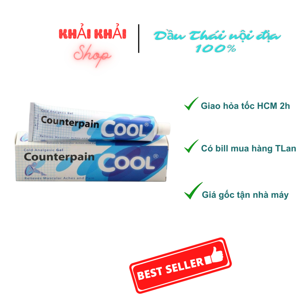Dầu xoa bóp Counterpain Xanh Thái Lan