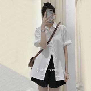 Set sơ mi cổ cức cộc tay