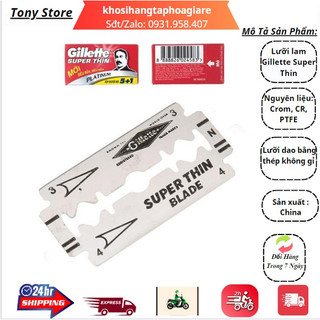 Siêu sale - lưỡi lam gillette 5 + 1 / siêu bền loại 1