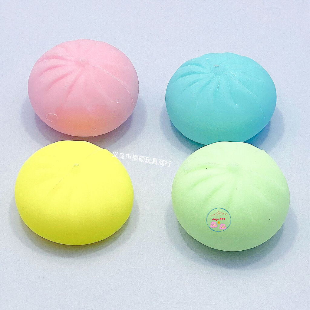 Đồ Chơi Mềm Dẻo Giảm Stress Hình Dáng 4 Chiếc Bánh Bao Độc Đáo