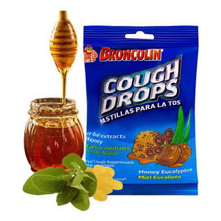 Kẹo ho ngậm ho thảio dược Broncolin Honey Drops hàng nhập Mỹ