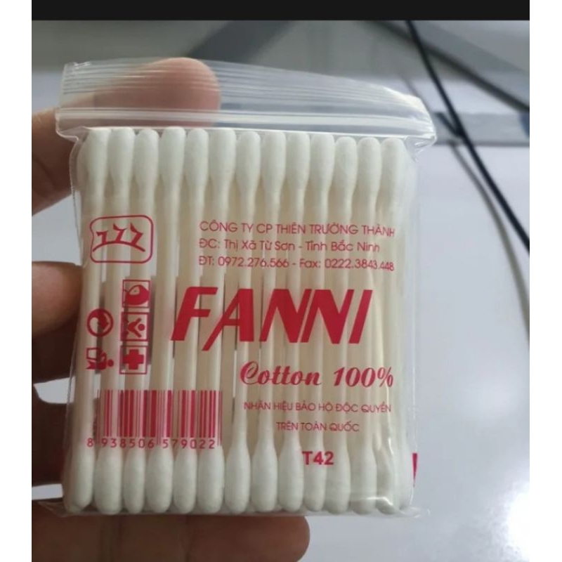 Combo 3 gói tăm bông ngoáy tai người lớn Fanni